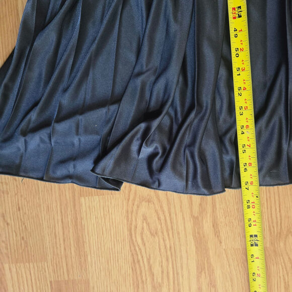 Caché Vtg Y2K Fairy Grunge Rhinestone Babydoll Cross Back Maxi Dress 4 Dark Gray - Picture 10 of 10